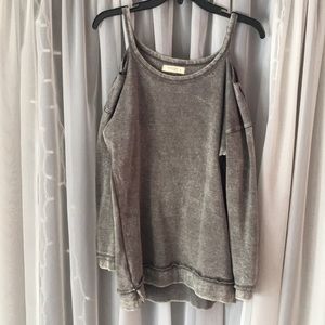 Peek a boo shoulder sweater